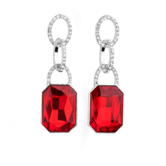 Superstar Status - Red Earrings
